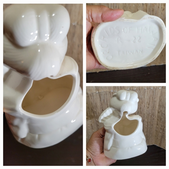 Orchids of Hawaii Ghesia w/ Fan Tiki R-22 Ceramic Restaurant Drink Mug - Picture 2 of 2